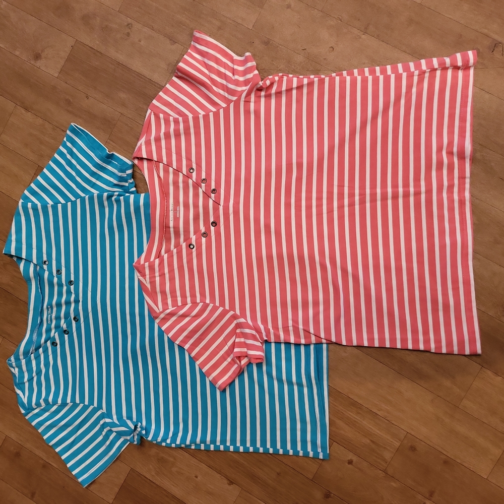 Lot of 2 short sleeve tees